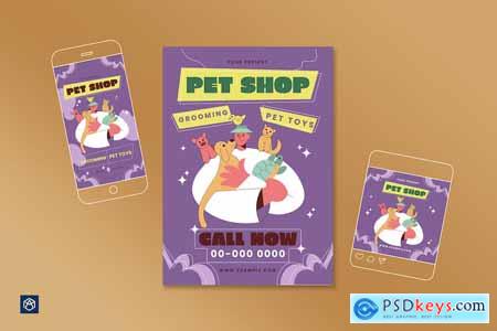 Pet Shop flat Flyer Set 004
