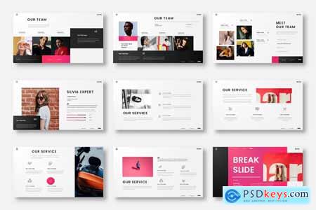 Silvia – Business PowerPoint Template