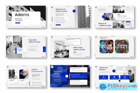 Adams  Business PowerPoint Template