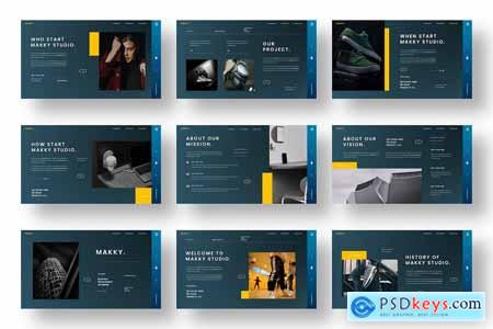 Makky  Business PowerPoint Template