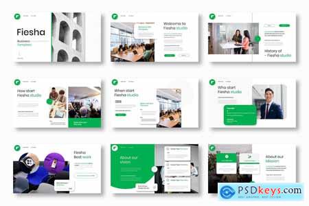 Fiesha  Business PowerPoint Template