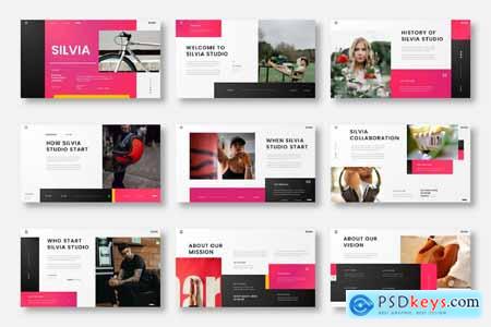 Silvia – Business PowerPoint Template
