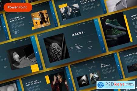 Makky  Business PowerPoint Template