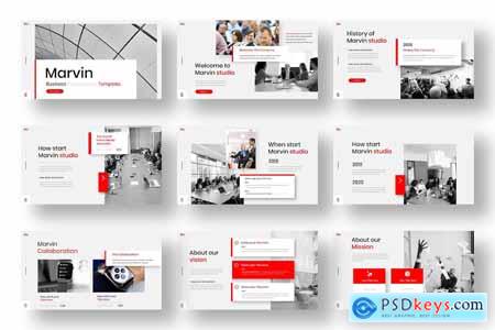 Marvin  Business PowerPoint Template