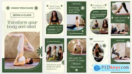 Yoga Wellness Coach Instagram Story 46545262