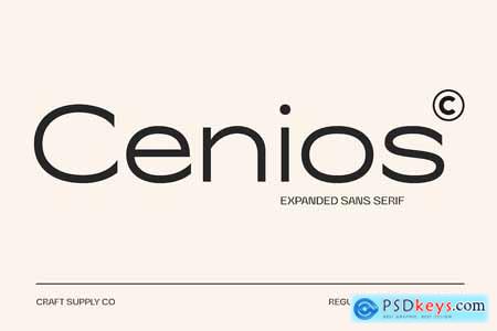 Cenios - Expanded Sans Serif