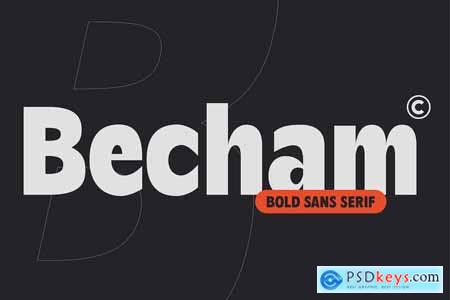 Becham - Bold Sans Serif