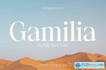 Gamilia - Stylish Serif