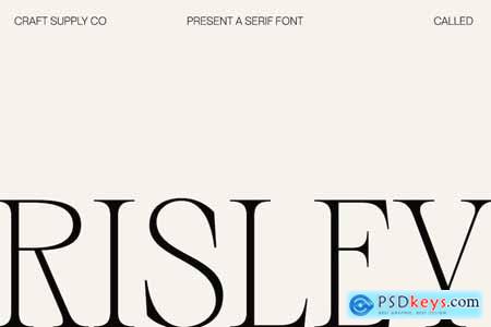 Risley - Classic Editorial Typeface