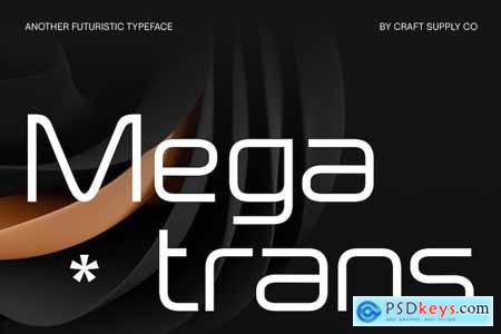 Megatrans - Futuristic Typeface