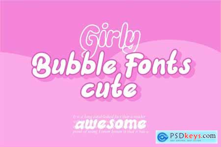 Ravioly Free font Bubble font 3D font