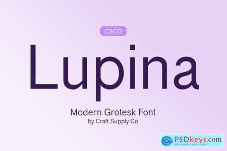 Lupina - Modern Grotesk