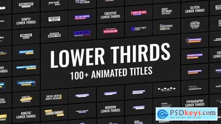 100+ Animated Lower Thirds 47434234 