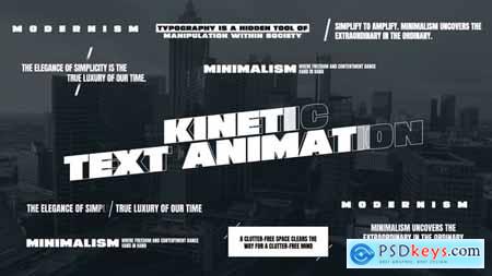Kinetic Text Animation 47429507
