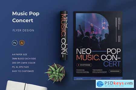 Music Pop Concert Flyer