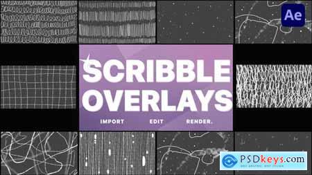 Abstract Scribble Overlays After Effects 47406651