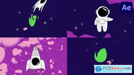 Spaceman Logo Opener for After Effects 47420059