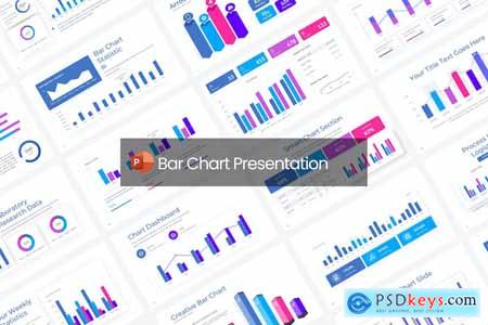 Bar Chart Data Infographic PowerPoint Template