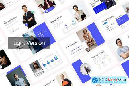 Resume Personal Profile CV PowerPoint Template