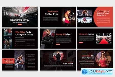 Sports Gym - PowerPoint Template