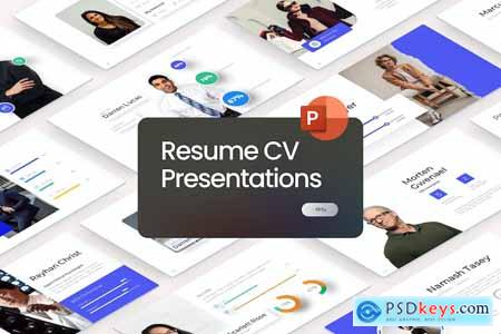 Resume Personal Profile CV PowerPoint Template