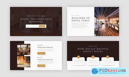 Luxury Hotel Bookings Powerpoint Template