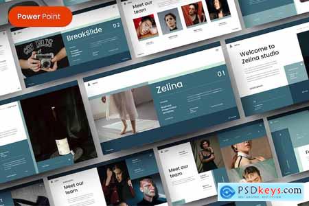 Zelina  Business PowerPoint Template