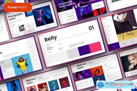 Belly  Business PowerPoint Template