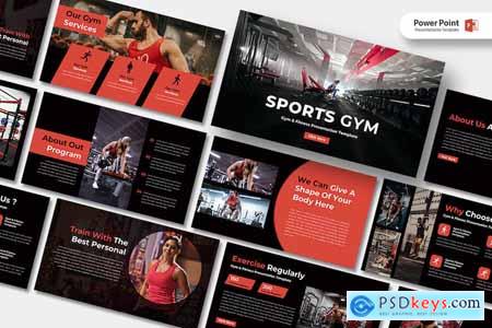 Sports Gym - PowerPoint Template