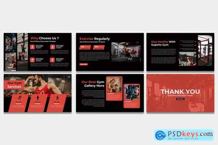 Sports Gym - PowerPoint Template