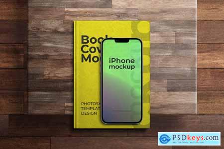 Book and iPhone Mockup