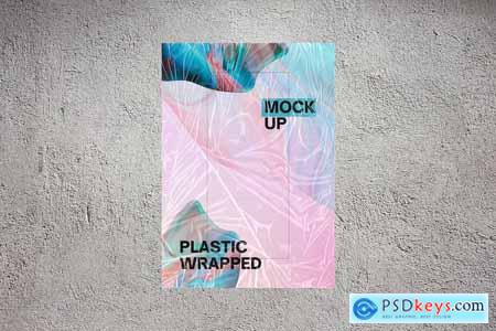 A4 Plastic Paper Mockup