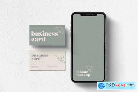 Business Card & Smartphone Mockup