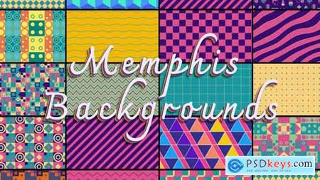 Memphis Colorful Backgrounds 47490756