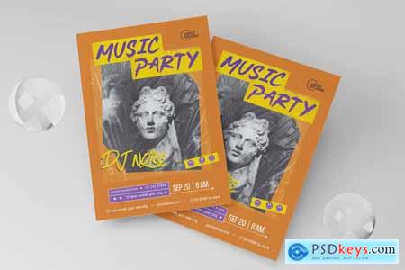 Music Night Party Flyer 6RVCZ64