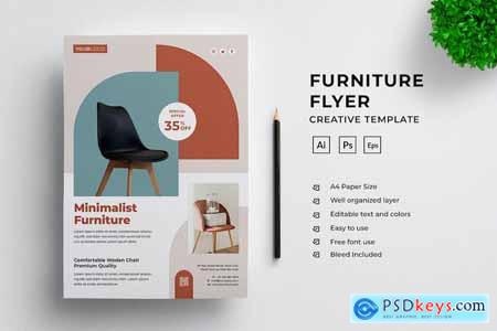 Furniture Flyer Template 7RT64E4