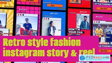 Retro Stlye Fashion Instagram Reel ans Vertical Stories 47515233