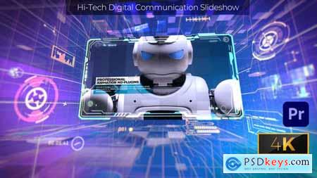 Hi-Tech Digital Communication Slideshow - Premiere Pro 47119621