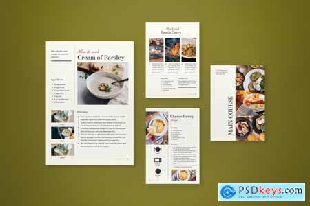 Recipe Book Indesign