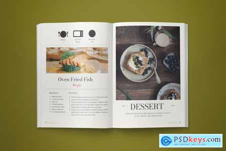 Recipe Book Indesign