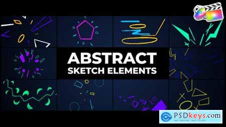 Abstract Sketch Elements FCPX 47381904