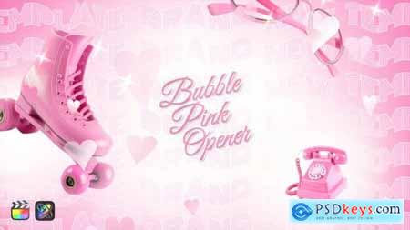 Bubble Pink Opener Apple Motion & FCPX 47328028