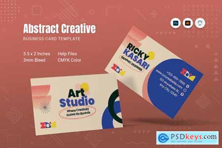 Abstract Creative Business Card