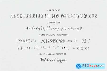 Adettalia Modern Calligraphy Font