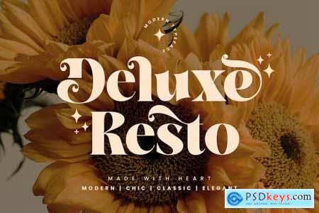 Deluxe Resto - Business Font