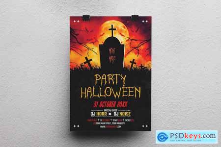 Halloween Party Flyer 9JJ4WP3