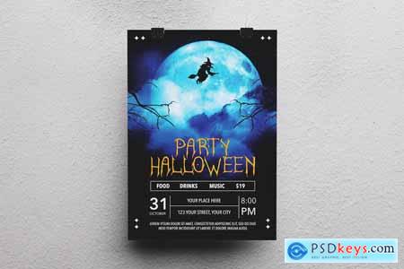Halloween Party Flyer PUXUSU8