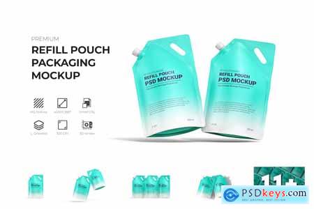 Refill Pouch Bag Mockup
