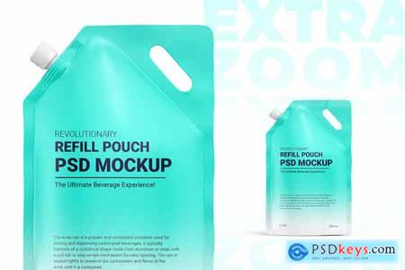 Refill Pouch Bag Mockup