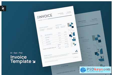 Minimal Geometric Invoice